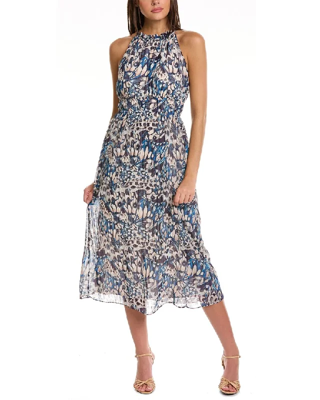 Anne Klein Halter Midi Dress Stylish Vintage Midi Dress