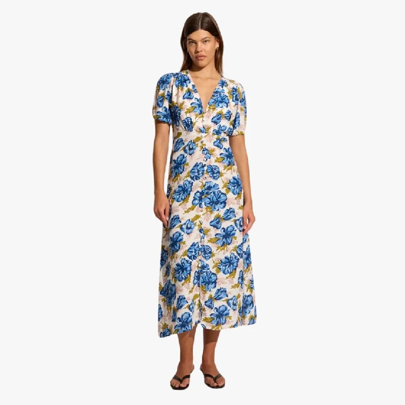 Bellavista Midi Dress (Isadora Floral Navy)