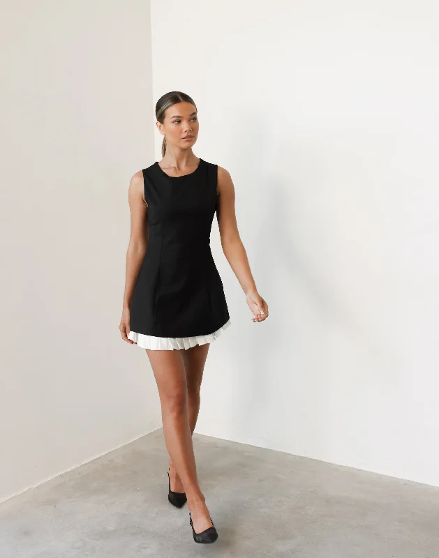 Denise Mini Dress (Black)