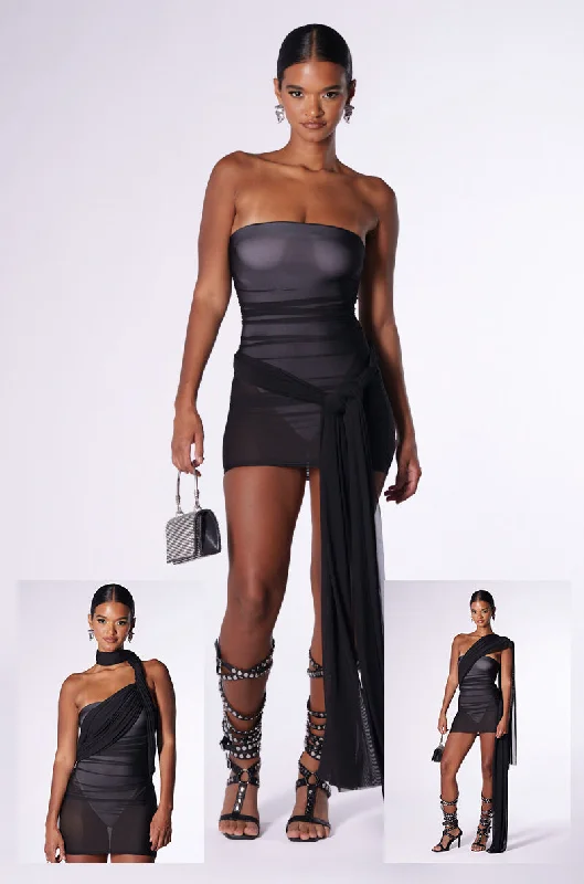 FUTURE SOCIETY MINI DRESS Stylish Ribbed Mini Dress