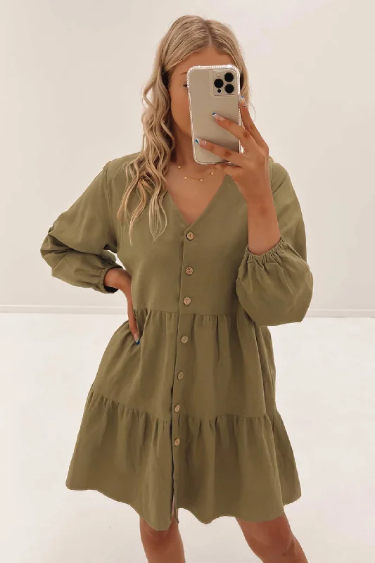 Molly Mini Dress Green