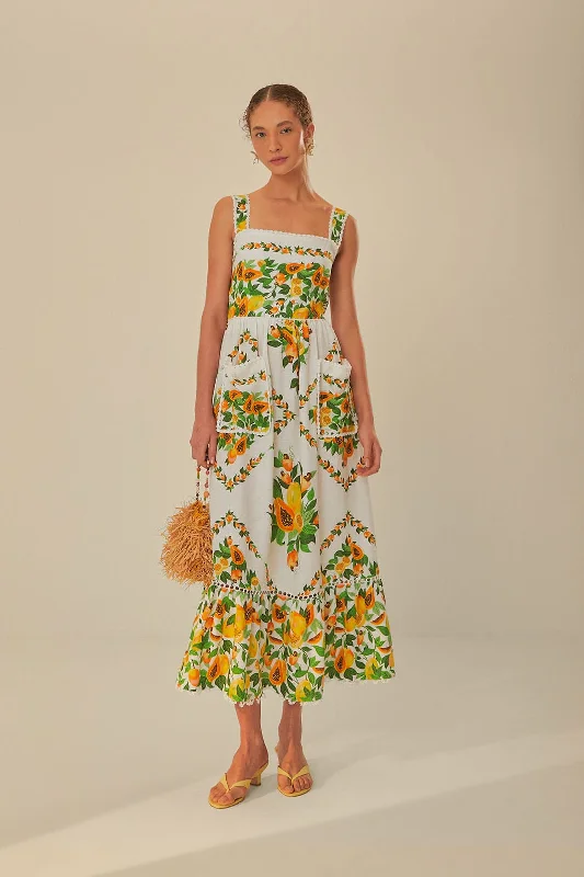 Off-White Papaya Salad Scarf LENZING™ ECOVERO™ Euroflax™ Maxi Dress Trendy Fit-and-Flare Maxi Dress Off-White Papaya Salad Scarf LENZING™ ECOVERO™ Euroflax™ Maxi Dress Trendy Fit-and-Flare Maxi Dress