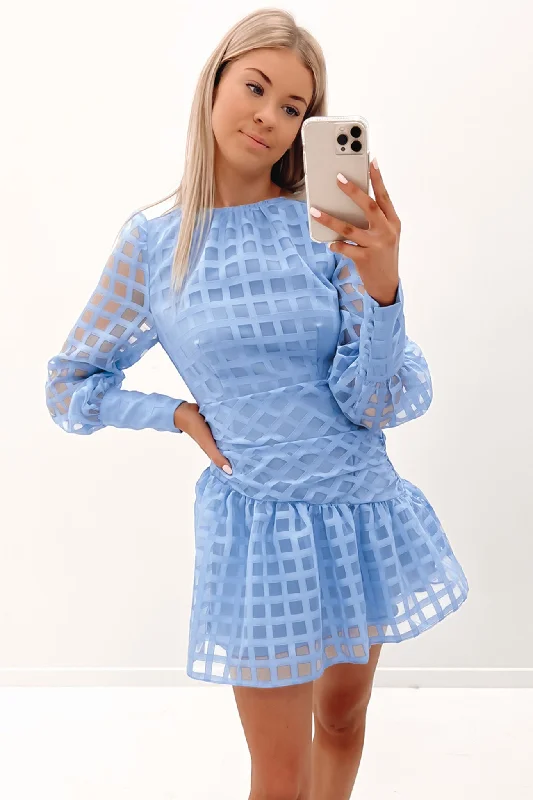 Rhianna Mini Dress Blue