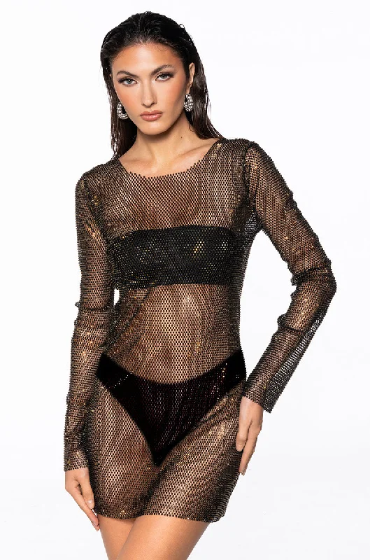 SHOW STOPPER MINI DRESS Trendy Mini Dress with Belt