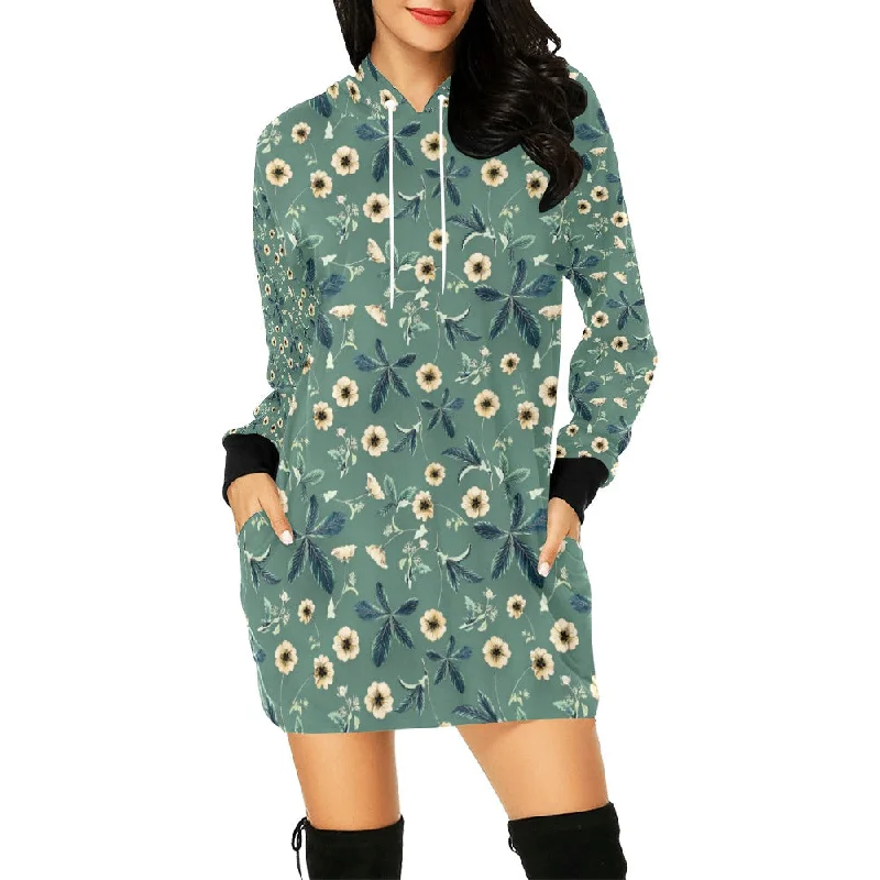 Women's All Over Print Hoodie Mini Dress (H27)