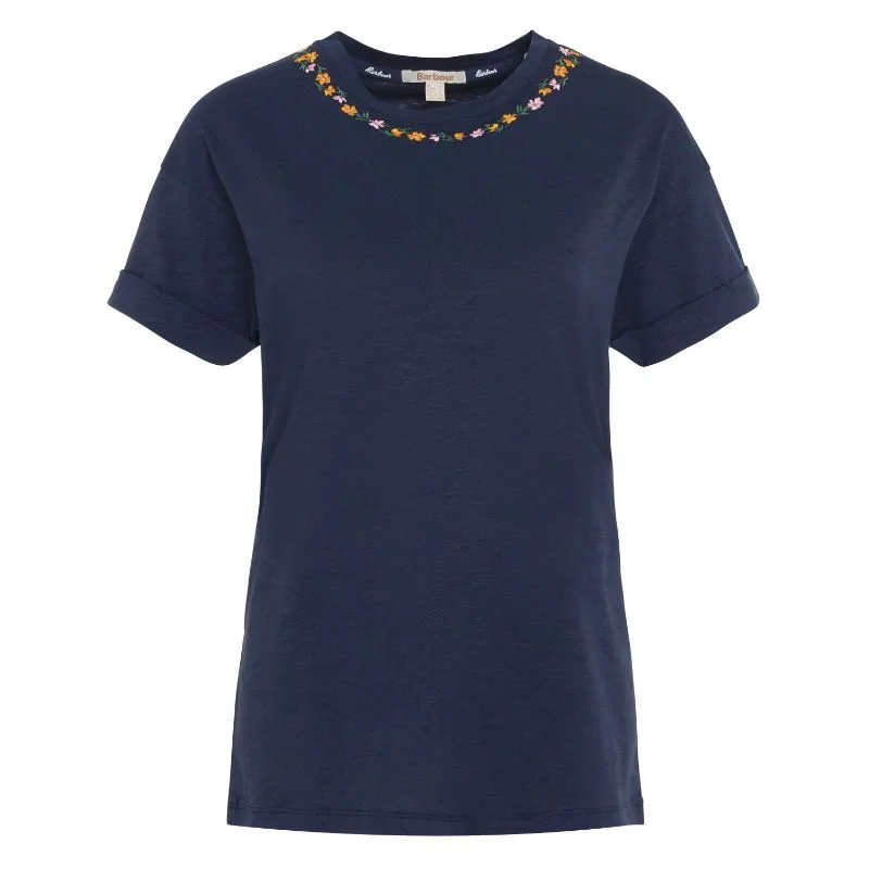 Barbour Longfield Ladies T-Shirt - Navy