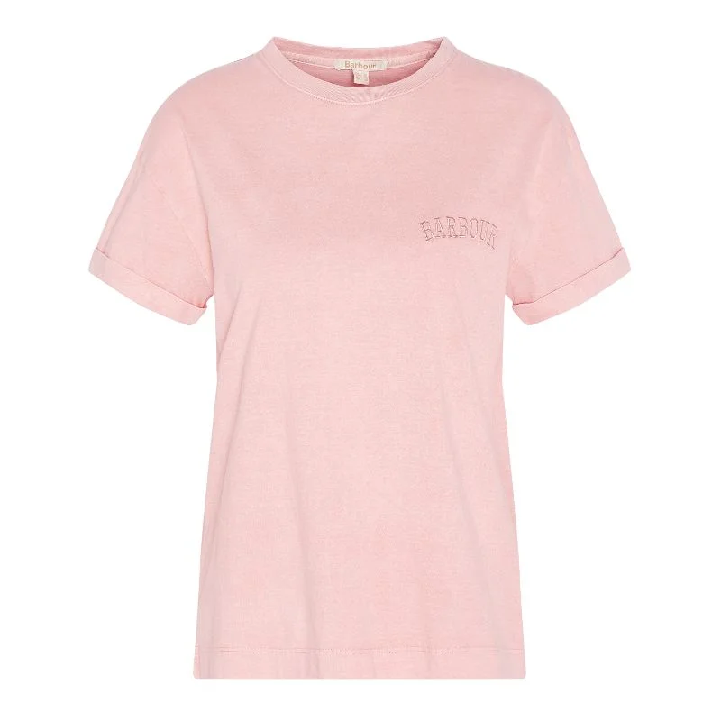 Barbour Sandgate Ladies T-Shirt - Shell Pink