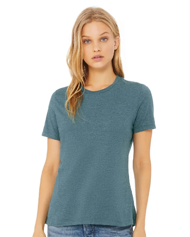 BELLA + CANVAS Women’s Relaxed Fit Heather CVC Tee