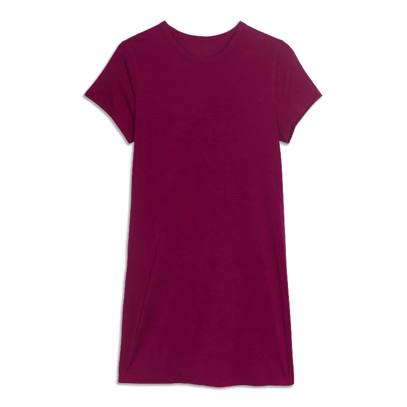 Classic-Fit Cotton-Blend T-Shirt Dress