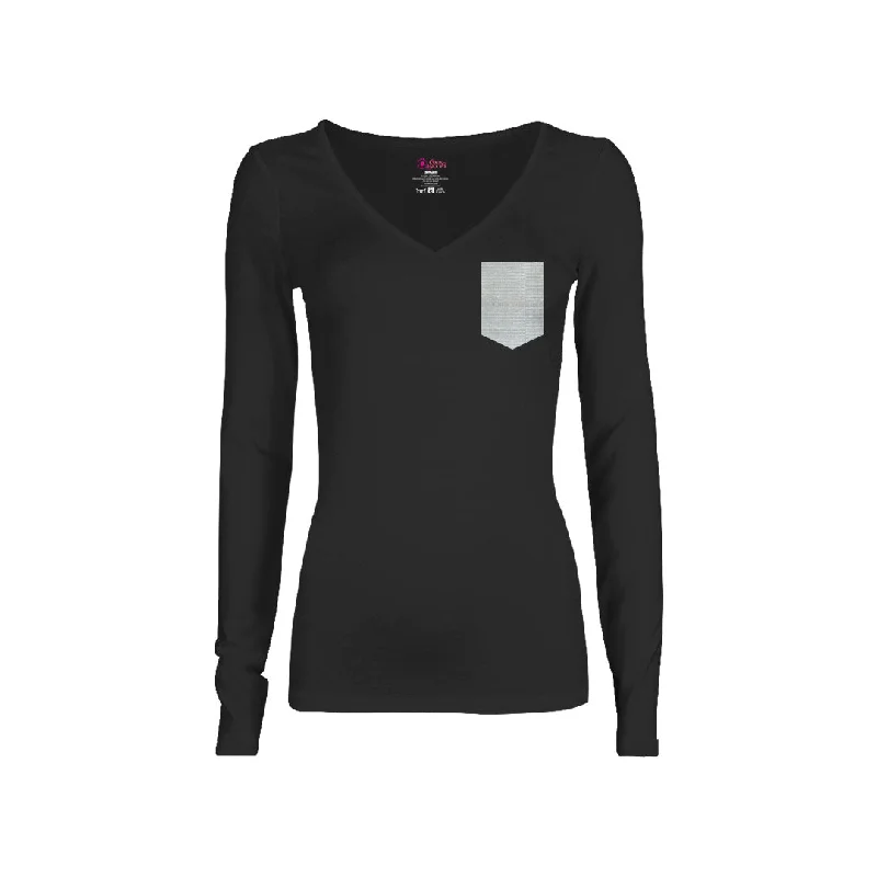 Crystal Pocket Long-Sleeve T-Shirt