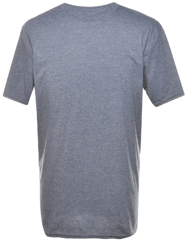 Dark Grey Plain T-shirt - L