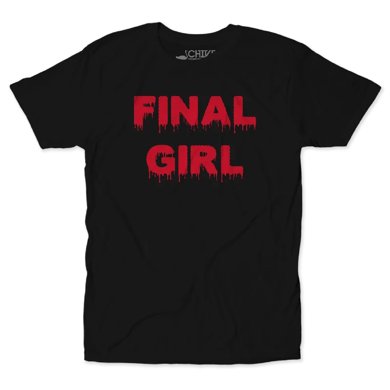 Final Girl Unisex Tee Chenille Fabric Brocade Fabric Lace Fabric