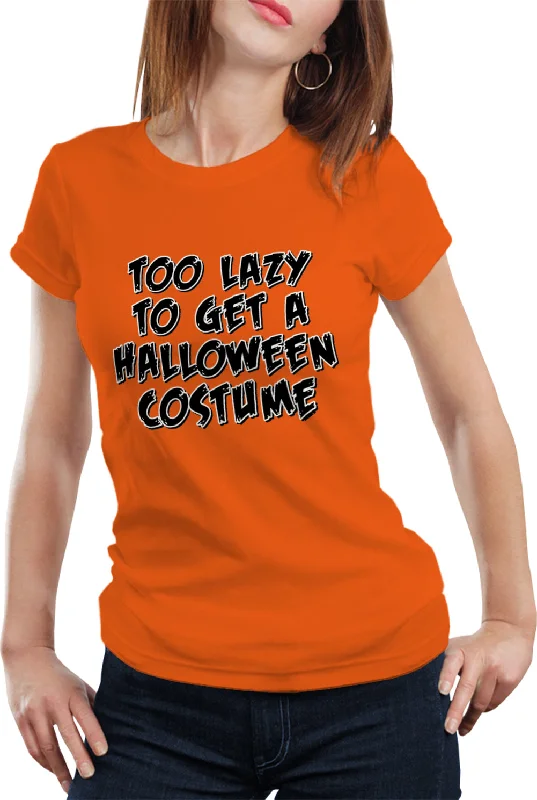 Halloween Costume t-shirt - Too Lazy To Get a Halloween Costume Girl's T-Shirt Print Jacquard Patchwork Halloween Costume t-shirt - Too Lazy To Get a Halloween Costume Girl's T-Shirt Print Jacquard Patchwork