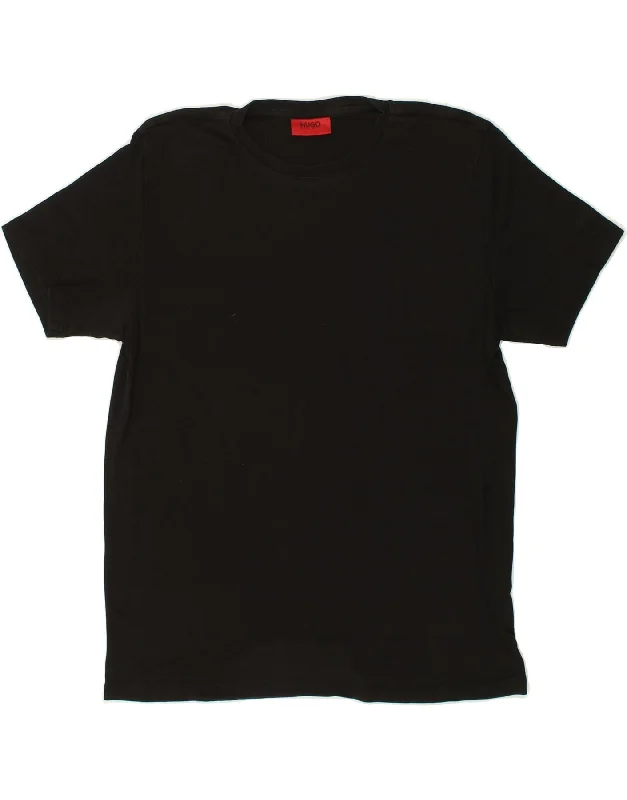 HUGO BOSS Womens T-Shirt Top XL Black Cotton