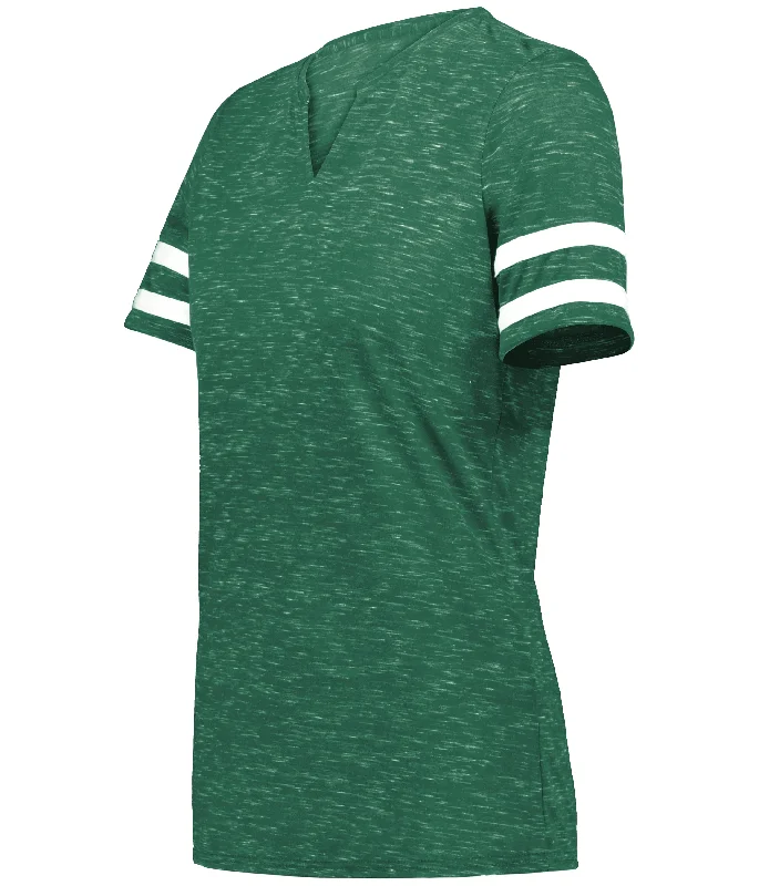 DARK GREEN HEATHER/WHITE