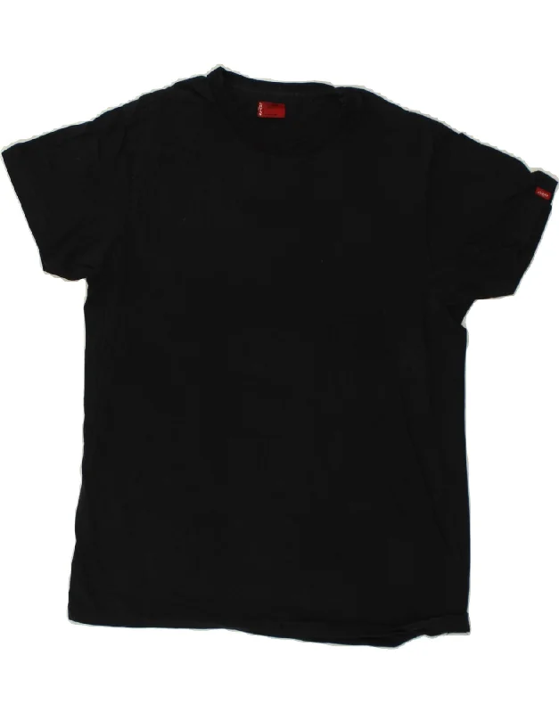 LEVI'S Womens T-Shirt Top UK 16 Large Black Cotton