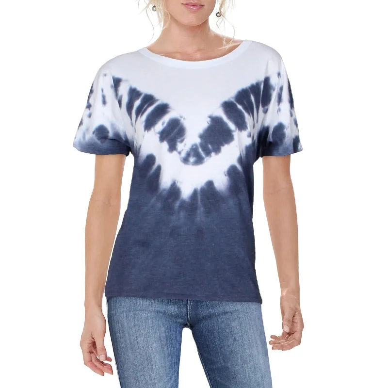 Marc New York Womens Tie Dye Casual T-Shirt