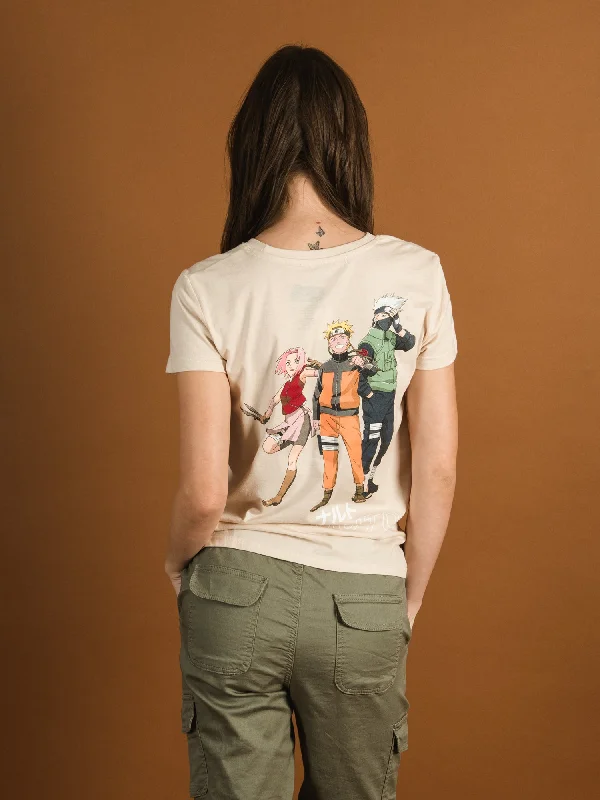 NTD APPAREL NARUTO GROUP T-SHIRT  - CLEARANCE Spandex Blend Rayon Blend Denim Blend