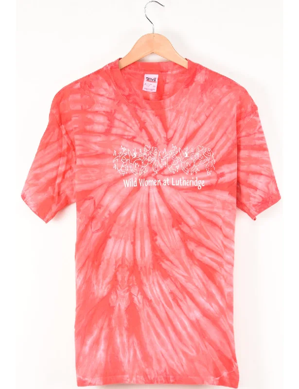 Tie Dyed Wild Women At Lutheridge T-shirt - L Wool Fabric Cashmere Fabric Tweed Fabric Tie Dyed Wild Women At Lutheridge T-shirt - L Wool Fabric Cashmere Fabric Tweed Fabric