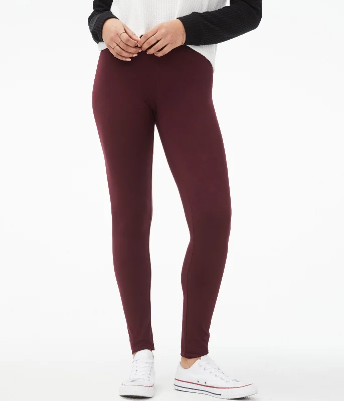 Aeropostale Seriously Soft Colored High-Rise Leggings Trendy Sports Performance Leggings