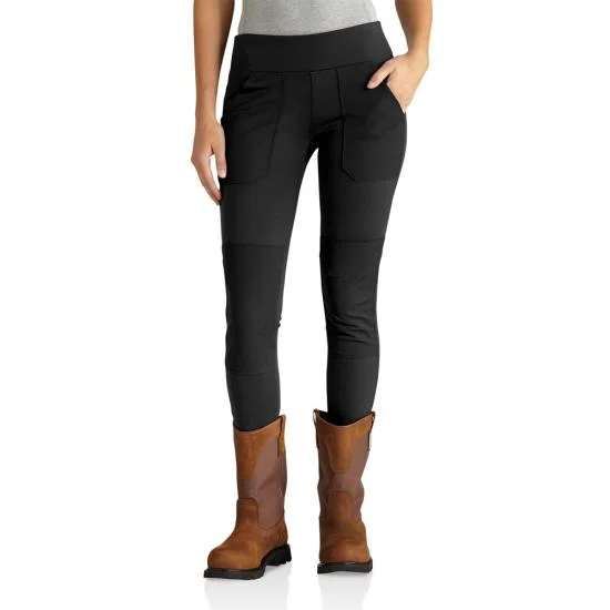 Women's Force Fitted Midweight Utility Legging Trendy Color Block Leggings