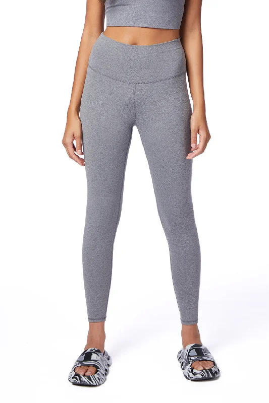 Champion Womens Sport Soft Touch Leggings w/ Pocket - Heather Grey Cozy Fashion Leggings Champion Womens Sport Soft Touch Leggings w/ Pocket - Heather Grey Cozy Fashion Leggings