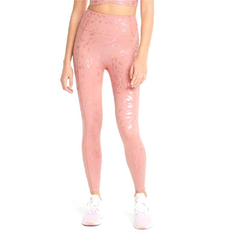 Forever Luxe Ellavate Graphic High Waist 7/8 Leggings Elegant Metallic Leggings