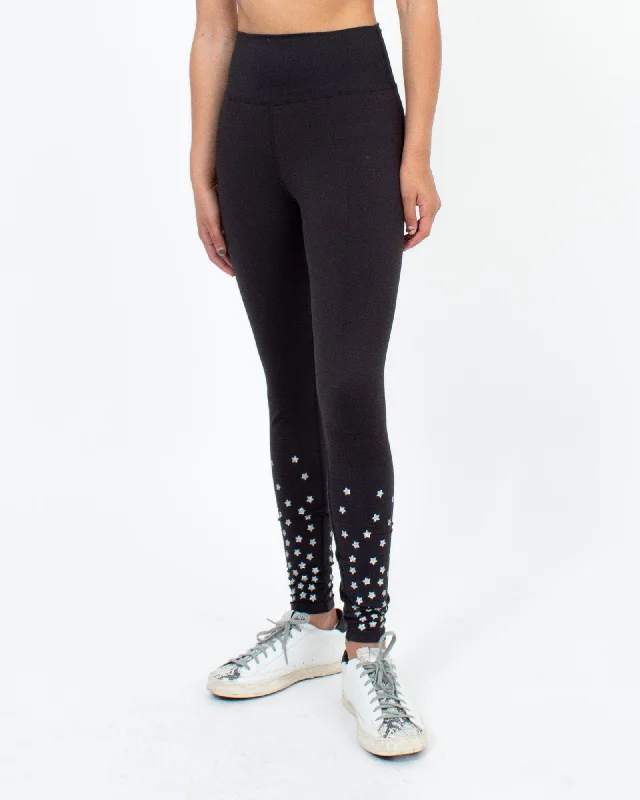 Glitter Star Print Leggings