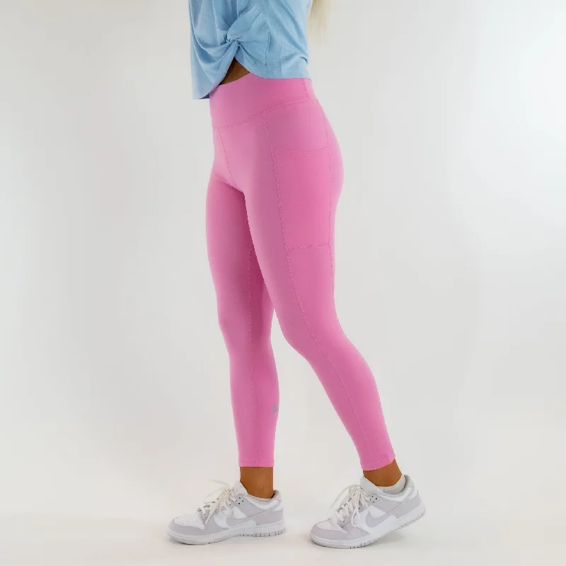 Lycra Contour Highwaist Leggings (Pink)