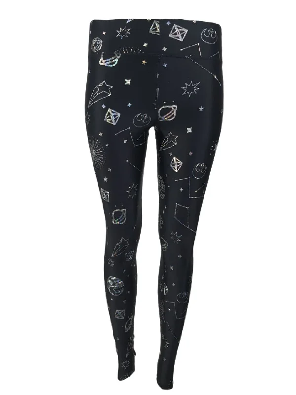 TEREZ Women's Black Hologram Star Wars Leggings #22258034 X-Small NWT