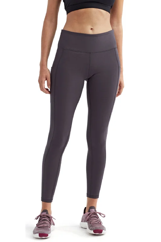 TriDri Womens Performance Leggings w/ Pockets - Charcoal Grey Stylish Sporty Performance Leggings TriDri Womens Performance Leggings w/ Pockets - Charcoal Grey Stylish Sporty Performance Leggings