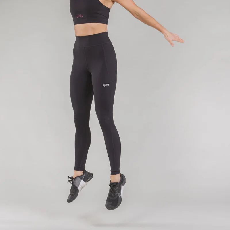 Spin Legging - Black - Women's Stylish Compression Fit Leggings