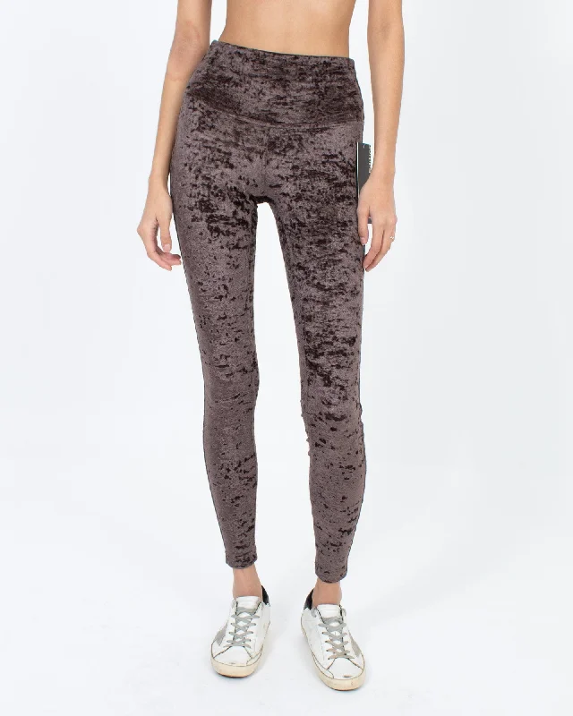 "Wunder Lounge" Velvet Leggings