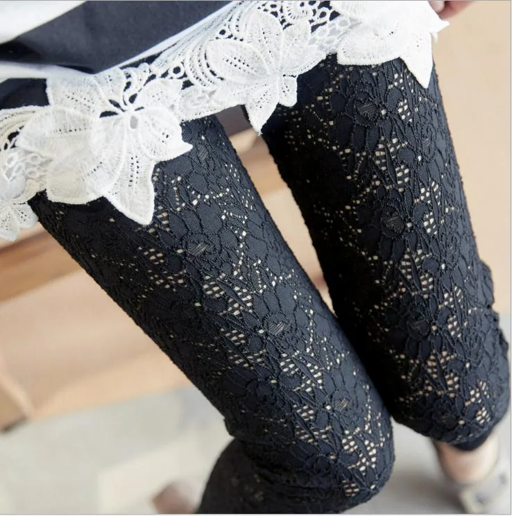 High Waist Sexy Women Spring Summer 2022 Lace Hollow Out Ankle-Length Leggings Female Thin New Elastic Lace Slim Leggings CQ1483 Elegant Animal Print Leggings High Waist Sexy Women Spring Summer 2022 Lace Hollow Out Ankle-Length Leggings Female Thin New Elastic Lace Slim Leggings CQ1483 Elegant Animal Print Leggings