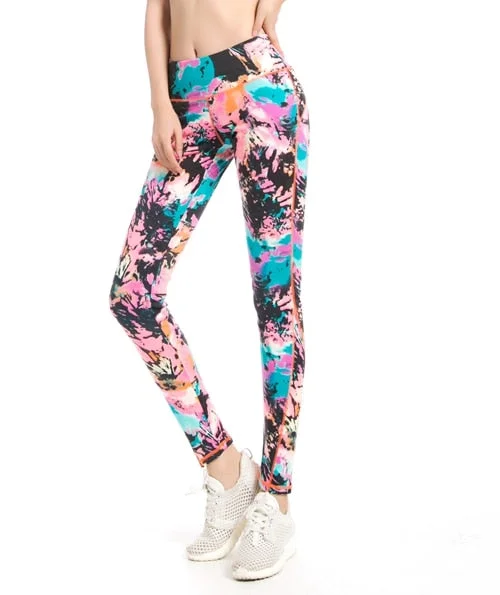 Workout Legging Autumn Winter Female Bright Color Legging High Waist Attractive Graffiti Abstract Printed Trouser Stylish Lightweight Leggings Workout Legging Autumn Winter Female Bright Color Legging High Waist Attractive Graffiti Abstract Printed Trouser Stylish Lightweight Leggings
