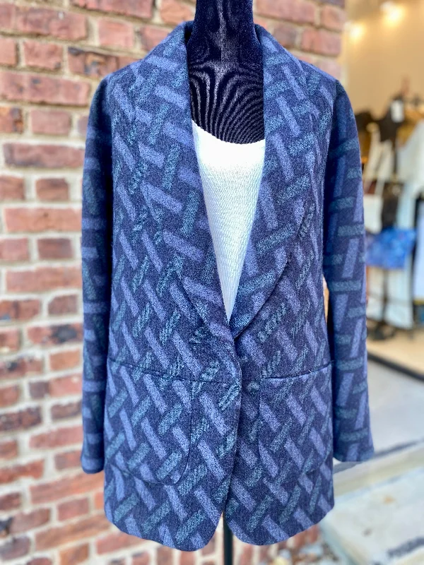 CATHERINE MALANDRINO Wool Jacket / XS-US2 Rayon Fabric Velvet Fabric Corduroy Fabric CATHERINE MALANDRINO Wool Jacket / XS-US2 Rayon Fabric Velvet Fabric Corduroy Fabric