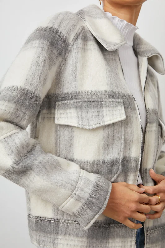 CHEYENNE JACKET - SNOW GREY