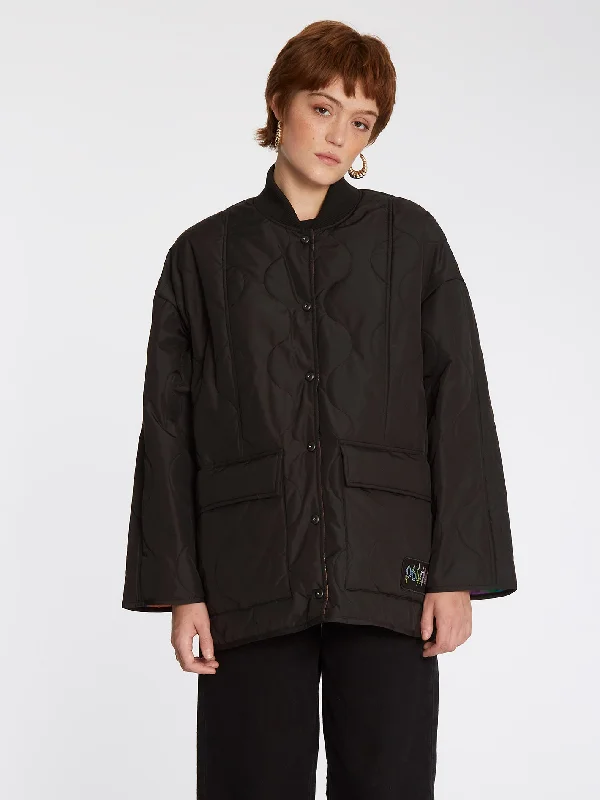 Chrissie Abbott X French Jacket (Reversible) - BLACK