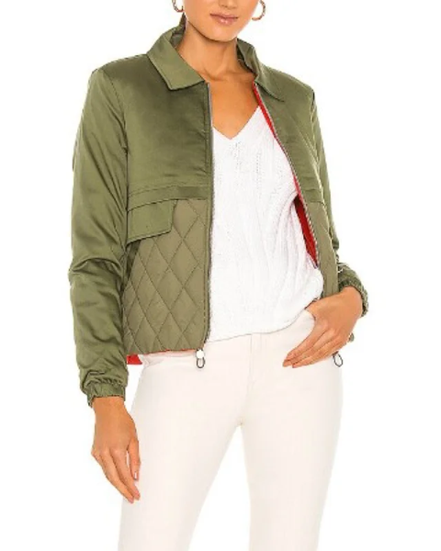 "Lori" mixed Media Bomber Jacket One-Shoulder Jacket Off-the-Shoulder Jacket Asymmetrical Jacket "Lori" mixed Media Bomber Jacket One-Shoulder Jacket Off-the-Shoulder Jacket Asymmetrical Jacket