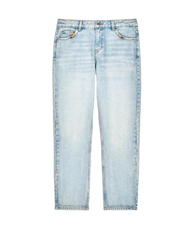 Ankle-grazing Jeans - Bue