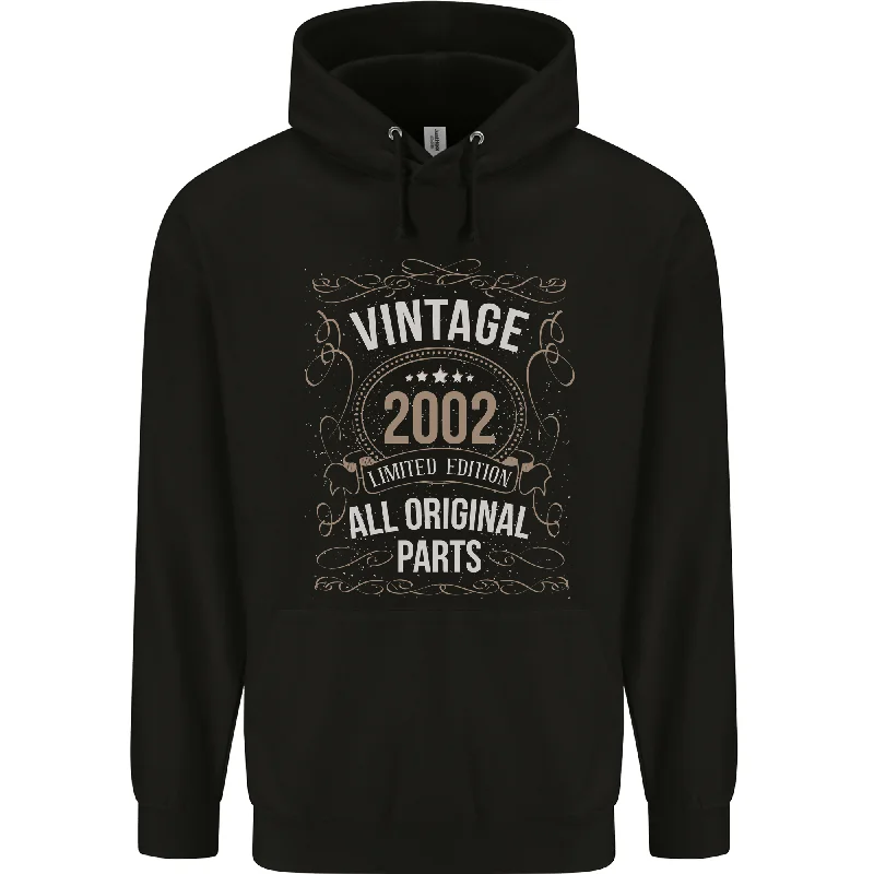 22nd Birthday Limited Edition 2002 Mens 80% Cotton Hoodie Hoodie with Illustration Artistic Creative 22nd Birthday Limited Edition 2002 Mens 80% Cotton Hoodie Hoodie with Illustration Artistic Creative