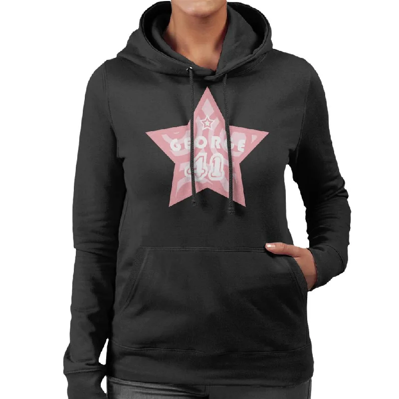 Curious George 41 Star Women's Hooded Sweatshirt