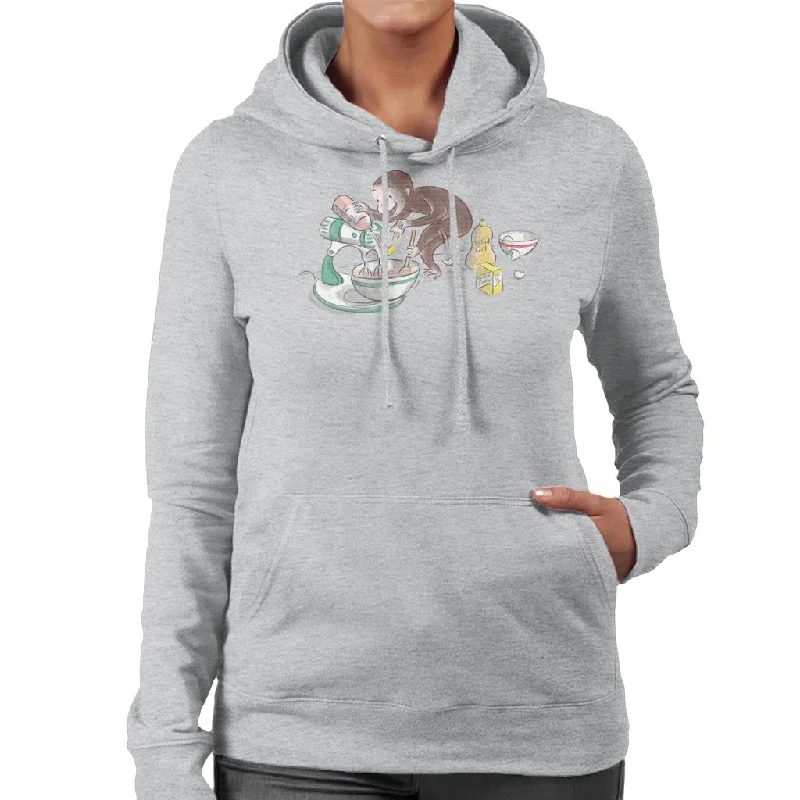 Curious George Cooking Women's Hooded Sweatshirt