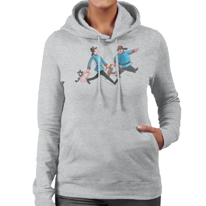 Curious George Fire Department Women's Hooded Sweatshirt