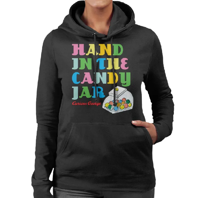 Curious George Hand In The Candy Jar Women's Hooded Sweatshirt