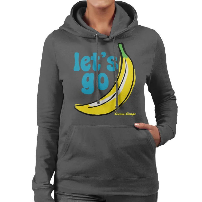 Curious George Let's Go Banana Women's Hooded Sweatshirt