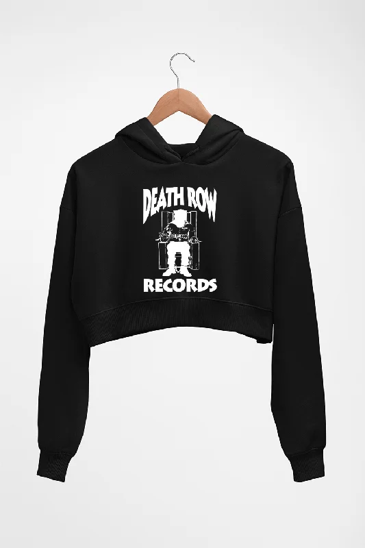 Death Row Records Crop HOODIE FOR WOMEN