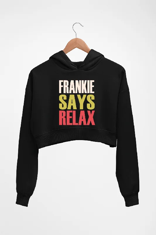 Frankie Says Relax Friends Crop HOODIE FOR WOMEN