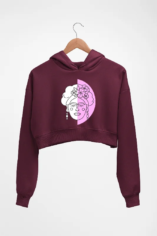 Frida Kahlo Crop HOODIE FOR WOMEN