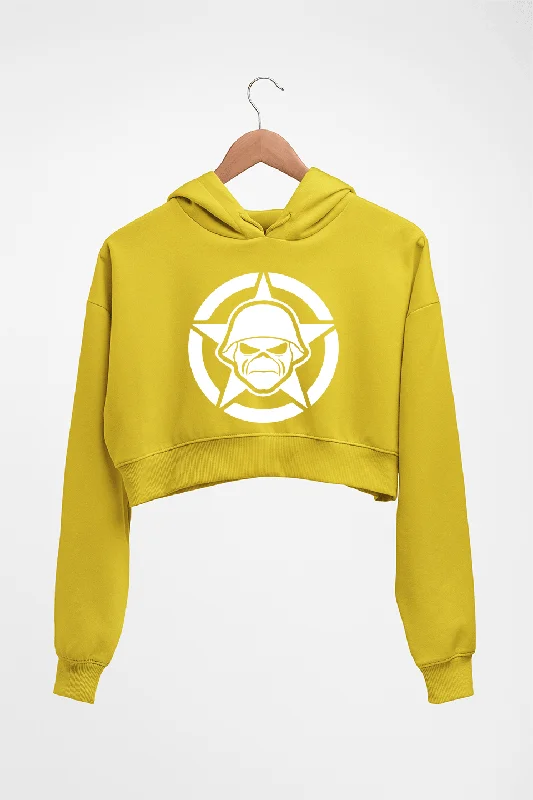 Iron Maiden Crop HOODIE FOR WOMEN